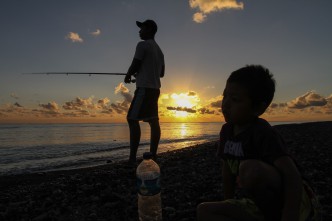 Sunrise fishing in Amed, Bali