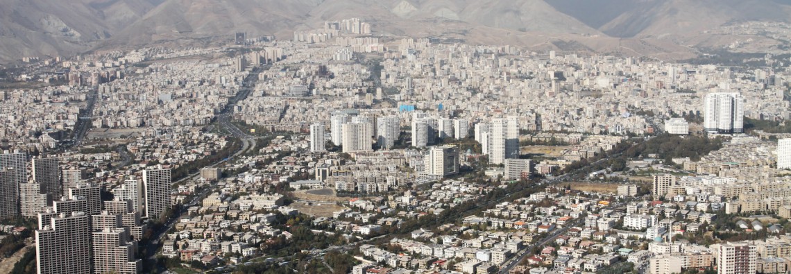 View of Tehran from the Milad Tower