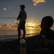 Sunrise fishing in Amed, Bali
