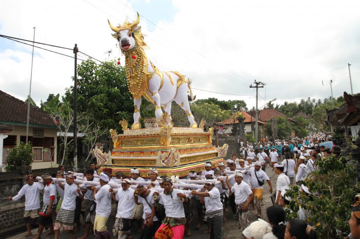 The cremation of a guru, Budakeling, Bali