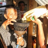 Fueling up, Sulawesi
