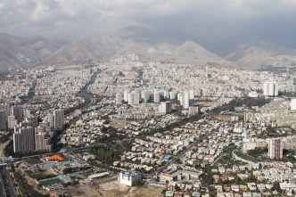 View of Tehran from the Milad Tower